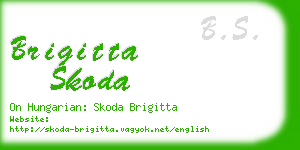 brigitta skoda business card